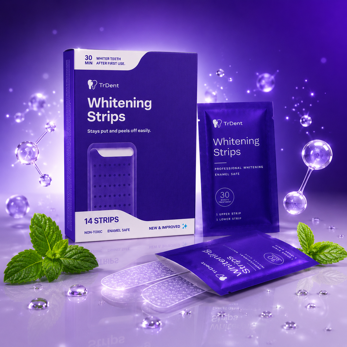 TRdent Purple Whitening Strips